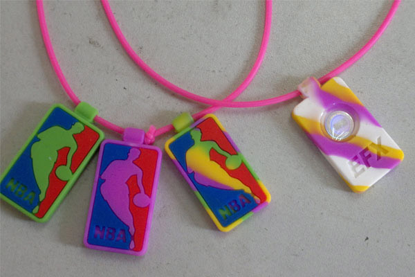 Silicone energy necklace