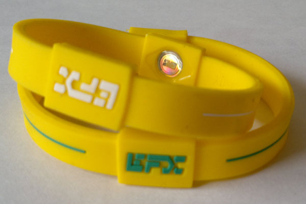 Silicone energy bracelet