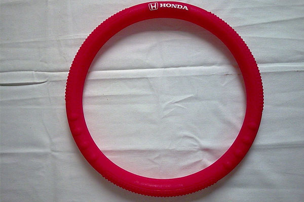 Silicone steering wheel cover