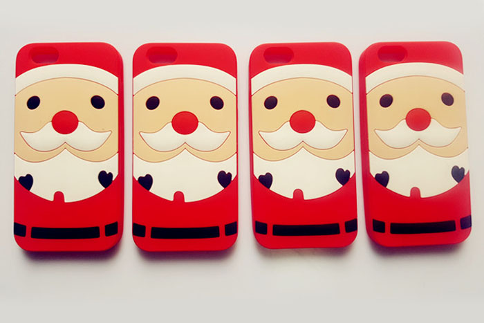 Santa Claus silicone phone case